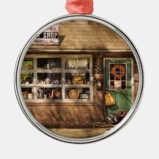 Winkel - De Tweedehandswinkel Metalen Ornament (Voorkant)