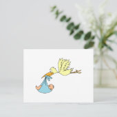 Winkel die een Baby levert Briefkaart (Staand voorkant)