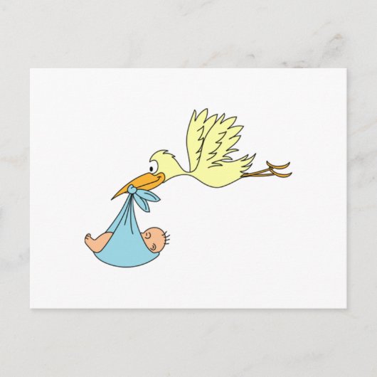 Winkel die een Baby levert Briefkaart (Voorkant)