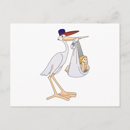 Winkel die een Baby levert Briefkaart (Voorkant)