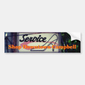 Winkel Downtown Campbell  Sign Bumper Stick Bumpersticker (Voorkant)