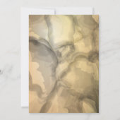 WINKEL | Elegant Black en Gold Marble Kaart (Achterkant)