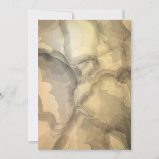 WINKEL | Elegant Black en Gold Marble Kaart (Achterkant)