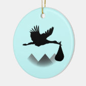 Winkel en Baby Keramisch Ornament (Links)