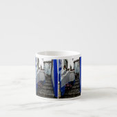 Winkel en stappen in Obidos, Portugal Espresso Kop (Voorkant)