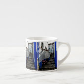 Winkel en stappen in Obidos, Portugal Espresso Kop (Rechts)