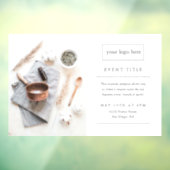 Winkel evenement | Moderne fotobedrijf lancering Raamsticker (Vel 3)