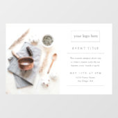Winkel Evenement | Moderne Fotobedrijfs Lancering Raamsticker (Vel)