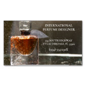 Winkel/Fabrikant/Ontwerp parfumfles Magnetisch Visitekaartje (Voorkant)