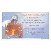Winkel/Fabrikant/Ontwerp parfumfles Magnetisch Visitekaartje (Voorkant)