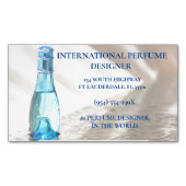 Winkel/Fabrikant/Ontwerp parfumfles Magnetisch Visitekaartje (Voorkant)
