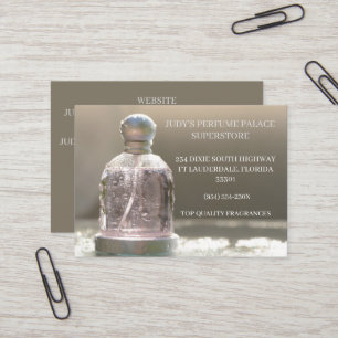 Winkel/Fabrikant/Ontwerp Parfumfles Visitekaartje
