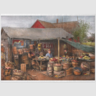 Winkel - Fruit - Opa's fruitkraam 1939 Tissuepapier
