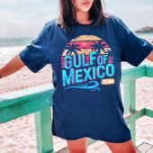 Winkel Golf van Mexico Est 1550 Retro  Beach A T-shirt