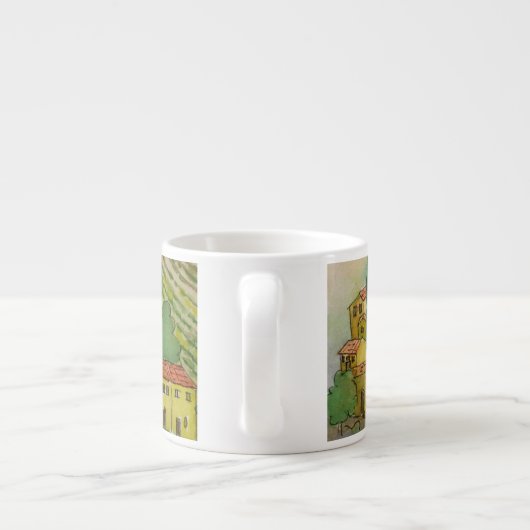 Winkel in Chianti Espresso Kop (Achterkant)