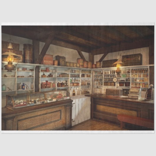 Winkel - Koffie en andere ingrediënten Tissuepapier (Voorkant)