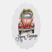 Winkel Logo Christmas Gift label Ornament Kaart (Rechts)