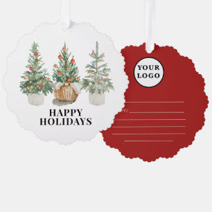 Winkel Logo Christmas Gift label Ornament Kaart
