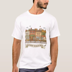 Winkel Lokaal Winkelpand Onafhankelijke Detailhand T-shirt