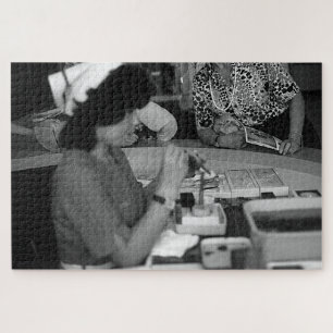 Winkel met antieke Mie Mikimoto eilandcultuurparel Legpuzzel