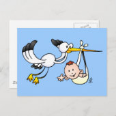 Winkel met baby briefkaart (Voorkant / Achterkant)