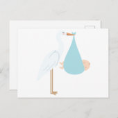 Winkel met Baby Briefkaart (Voorkant / Achterkant)