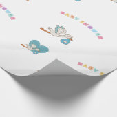 Winkel met baby schattig baby shower cadeaupapier (Hoek)
