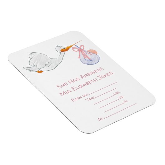 Winkel met bekendmaking Baby Magneet (Rechterzijde)