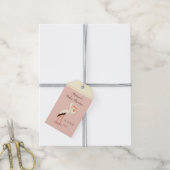 Winkel met schattig baby Baby shower CadeauLabel (Met Touw)