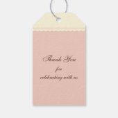 Winkel met schattig baby Baby shower CadeauLabel (Achterkant)