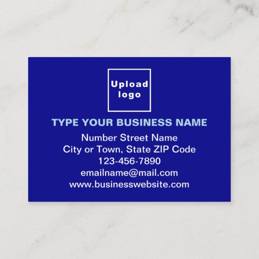 Winkel of winkel Blauwe Referral-Kaart Aanbevelingskaartje (Achterkant)