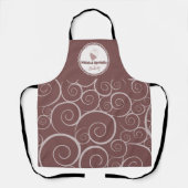 Winkel op suikerbakkerij Aangepaste koekjes Chocol Schort (Voorkant)