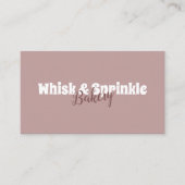 Winkel op suikerbakkerij Aangepaste koekjes Chocol Visitekaartje (Voorkant)