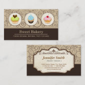Winkel op suikerbakkerij - Gratis aangepaste koekj Visitekaartje (Voorkant / Achterkant)