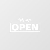 Winkel Open Raamfolie Raamsticker (Vel)