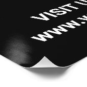 Winkel Openingstijden Met Logo + QR Code - Modern Perfect Poster (Hoek)