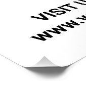 Winkel Openingstijden Met Logo + QR Code - Modern Perfect Poster (Hoek)