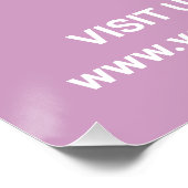 Winkel Openingstijden Met Logo + QR Code - Modern Perfect Poster (Hoek)