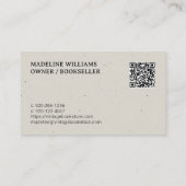  winkel QR-code Visitekaartje (Achterkant)