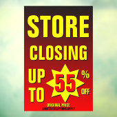 Winkel Sluiting Aanpassen Tot 55% Korting Zakelijk Raamsticker (Vel 3)