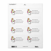 Winkel Stokfiguur Etiket (Full Sheet)