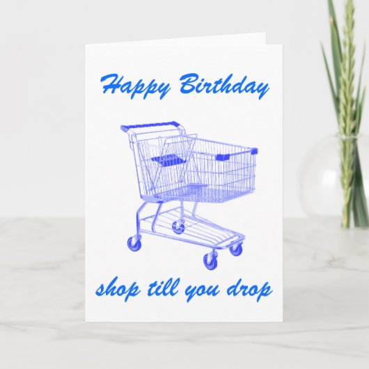 Winkel tot u de kaart van de Verjaardag laat (Voorkant)