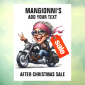 Winkel UITVERKOOP BORD Raamsticker (Vel 3)