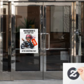 Winkel UITVERKOOP BORD Raamsticker (Kantoordeur)