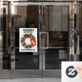 Winkel UITVERKOOP BORD Raamsticker (Kantoordeur)