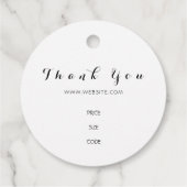 Winkel van bruiloft Hang Labels, Etiket Labels Pri (Achterkant)