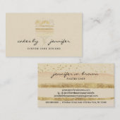 Winkel voor bakbenodigdheden voor gele speciaaling visitekaartje (Voorkant / Achterkant)