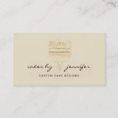 Winkel voor bakbenodigdheden voor gele speciaaling visitekaartje (Voorkant)