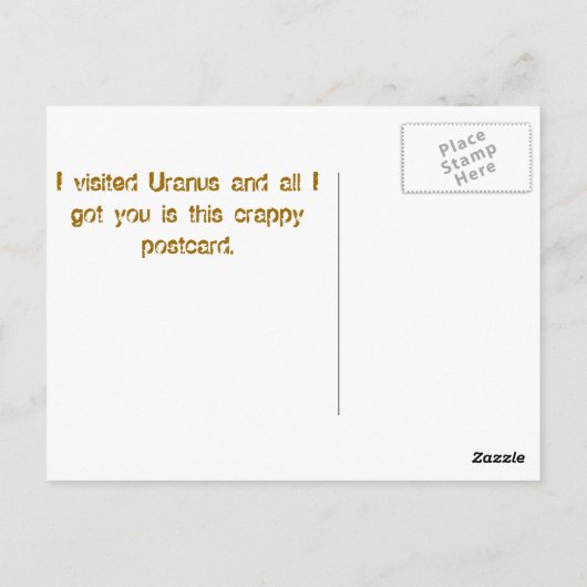 Winkel voor liquor briefkaart (Achterkant)