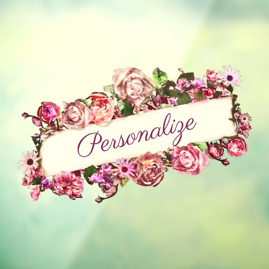   winkel voor meisjes raamsticker (Vel 3)